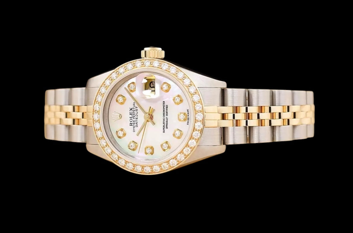 Rolex Datejust 18k &amp; Steel 36mm 18k Diamond Dial