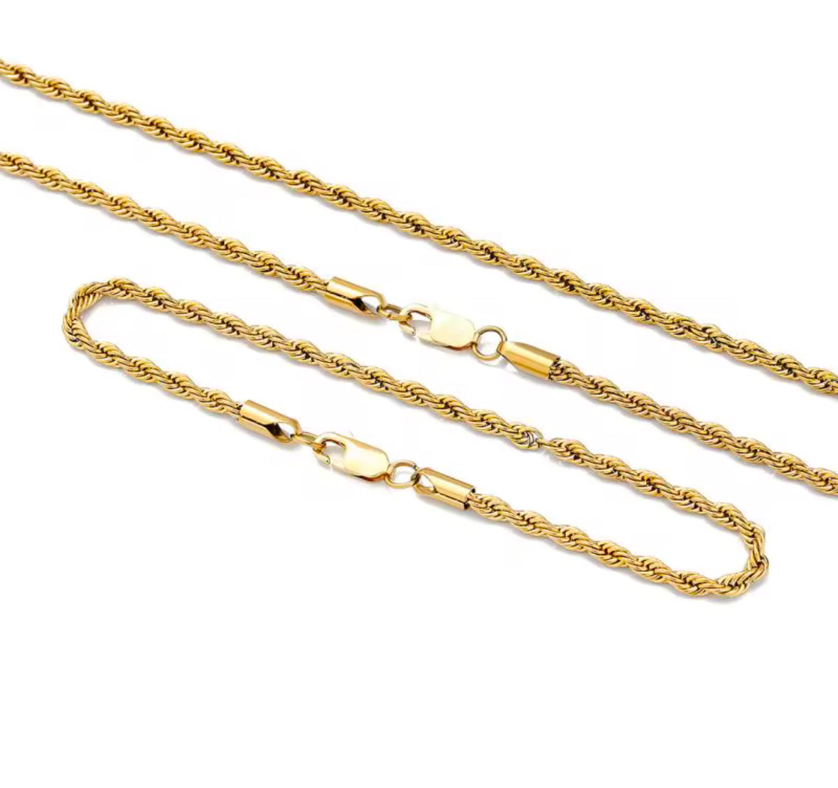 Men’s Sterling silver & Gold Chain 925